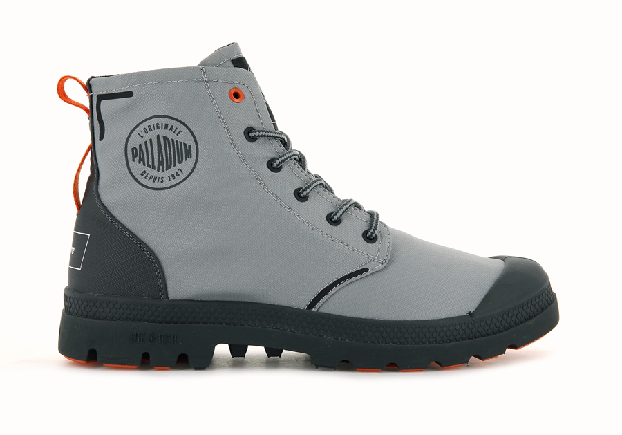 Palladium Pallafin Dark Grey | OOU226UI