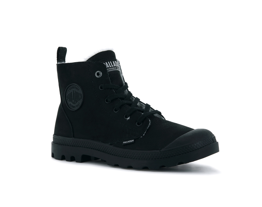 Palladium Pampa Hi Black | EDJ7341CX