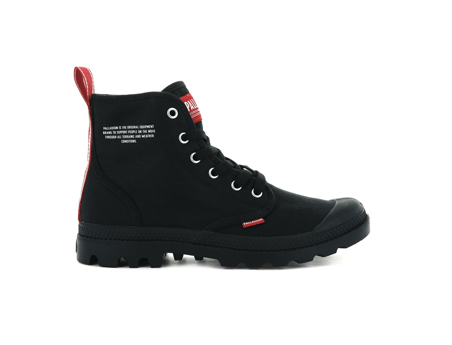 Palladium Pampa Hi Black | EZO1267SY