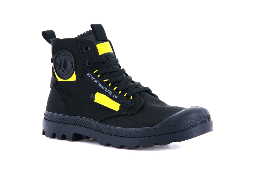 Palladium Pampa Hi Black | PMM714AO