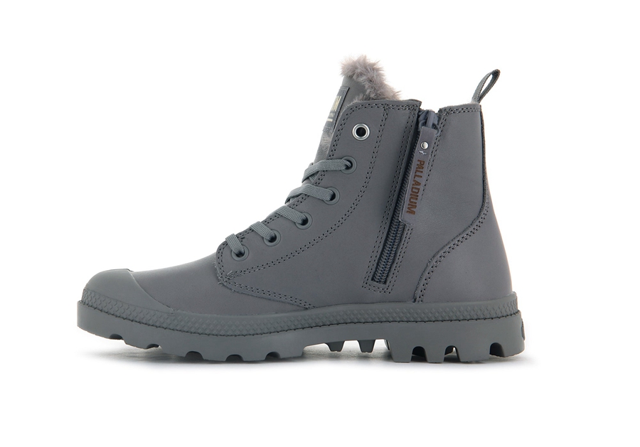 Palladium Pampa Hi Grey | GFV59TB