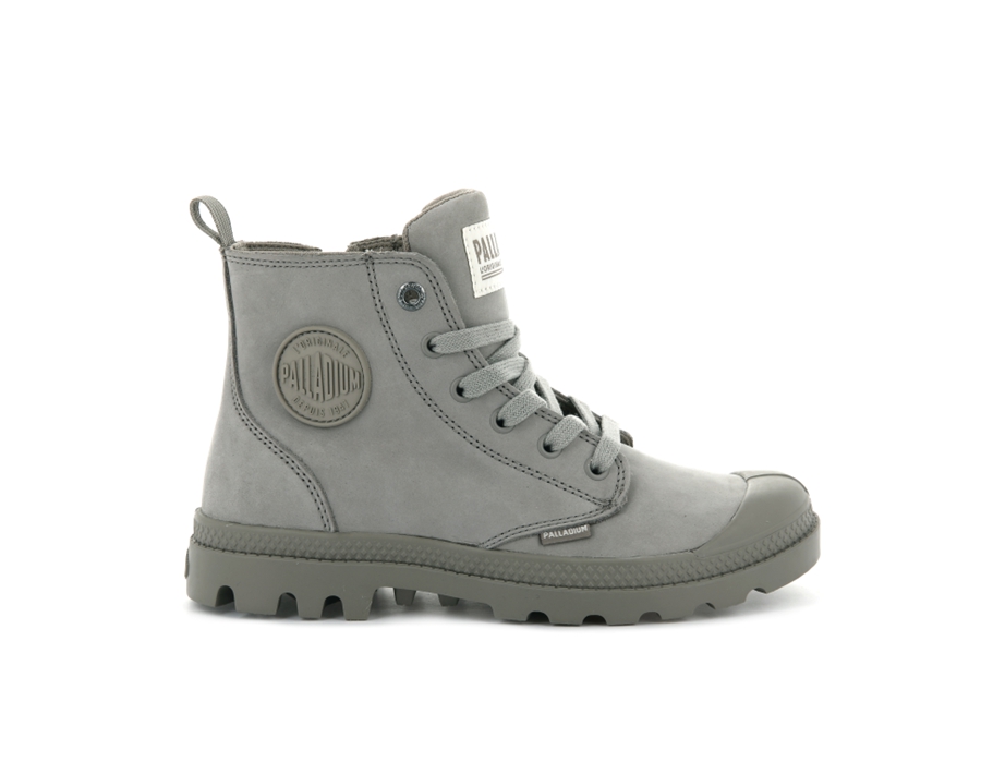 Palladium Pampa Hi Grey | OZX405BC