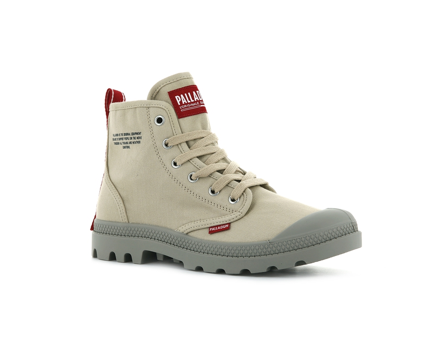 Palladium Pampa Hi Khaki | GNL7466YJ